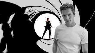 Patrick Gibson is James Bond 007 in First Light. In this image, Patrick stands in front of the iconic Bond 'gun barrel' sequence.