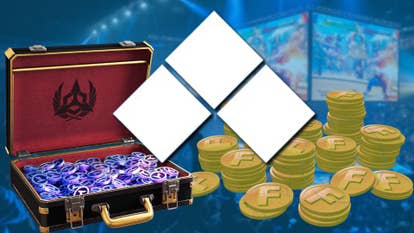 Tekken and Street Fighter Fight Money, with the Evo logo and a shot of the championship in action.