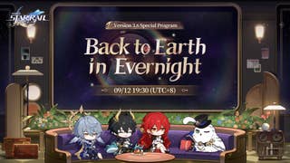 The artwork for the Back to Earth in Evernight Honkai: Star Rail 3.6 livestream is shown