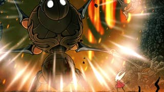 Hornet starts the fight with the Fourth Chorus in Hollow Knight: Silksong