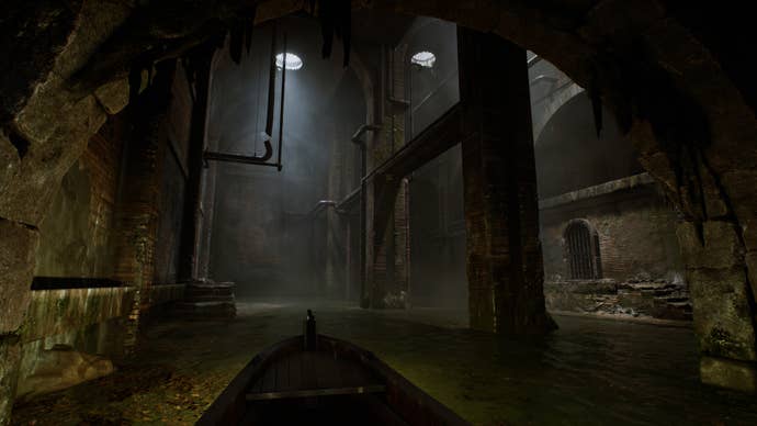 Underground boat travel in Indiana Jones and the Great Circle's Order of Giants DLC